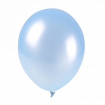 Baloane metalice 28cm 100 buc Albastru cerului